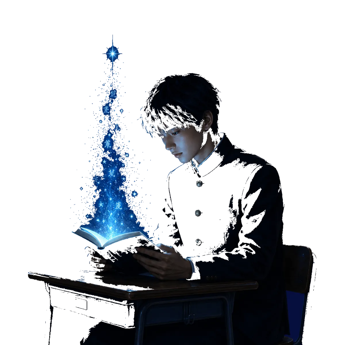 合格へ向かうイメージのイラスト